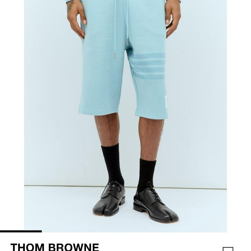 💎Han's house精品服飾💎THOM BROWNE TB 四槓 棉 短 褲 日本製 現貨2原價23500-6