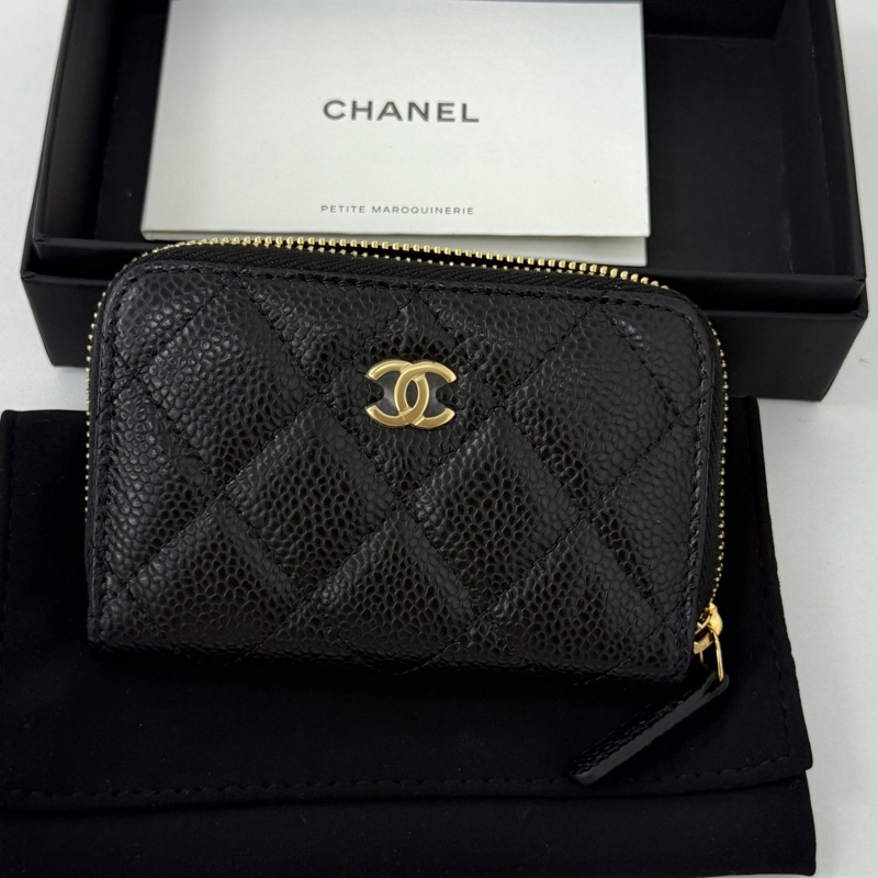 CHANEL 香奈兒零錢包,卡包 有盒-0