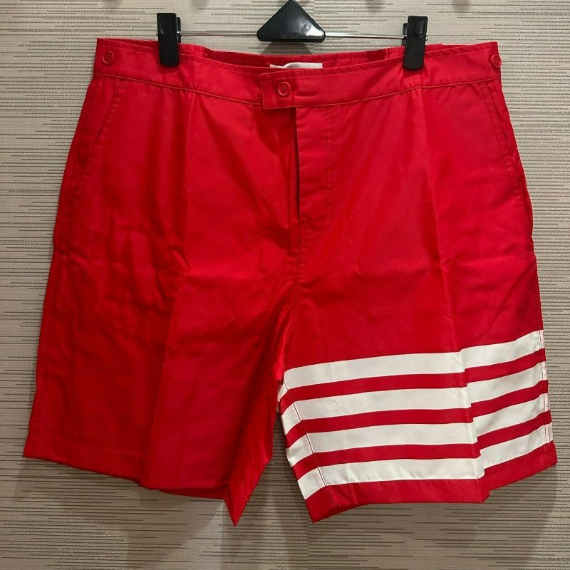 💎Han's house精品服飾💎THOM BROWNE TB 尼龍 四槓 海灘褲 短褲 現貨4 原價19500-0