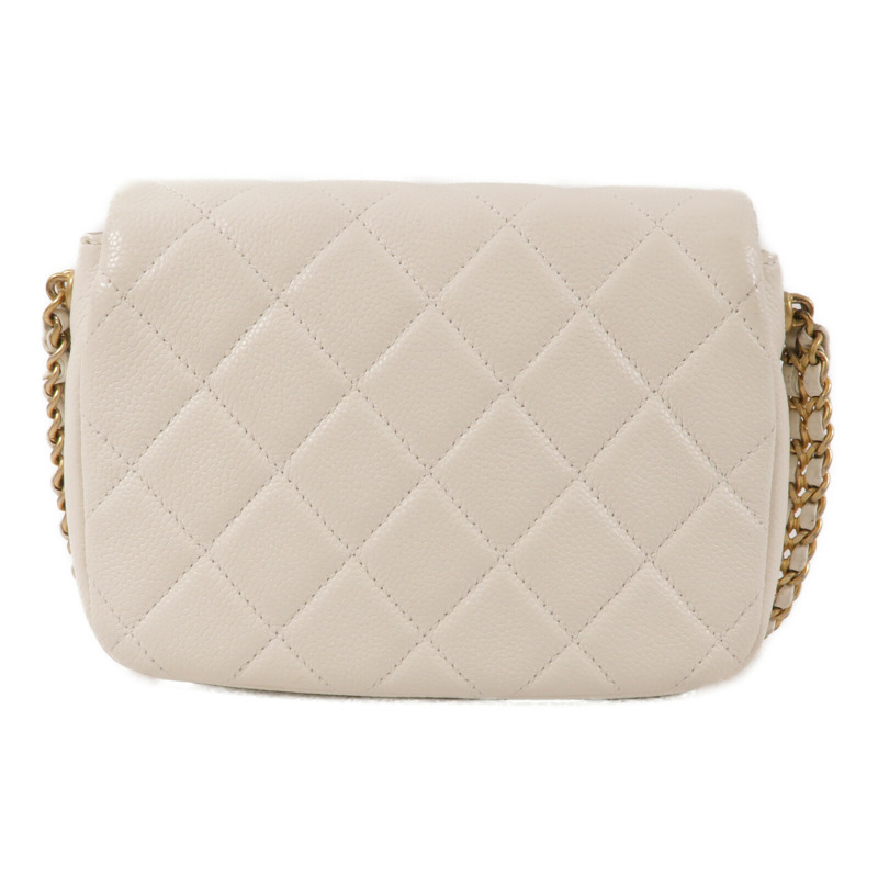 CHANEL 牛皮皮革Shoulder Bag鏈帶肩背袋-1