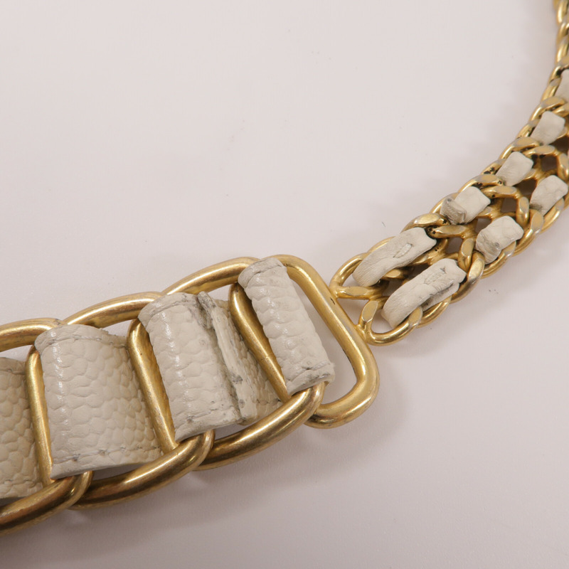 CHANEL 牛皮皮革Shoulder Bag鏈帶肩背袋-11