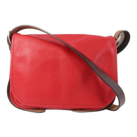 HERMES Swift皮革Brada 30肩背袋Rouge Tomate
