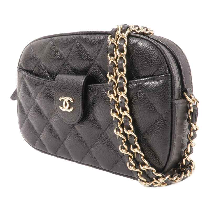 CHANEL 牛皮皮革Camera Bag鏈帶肩背袋-2