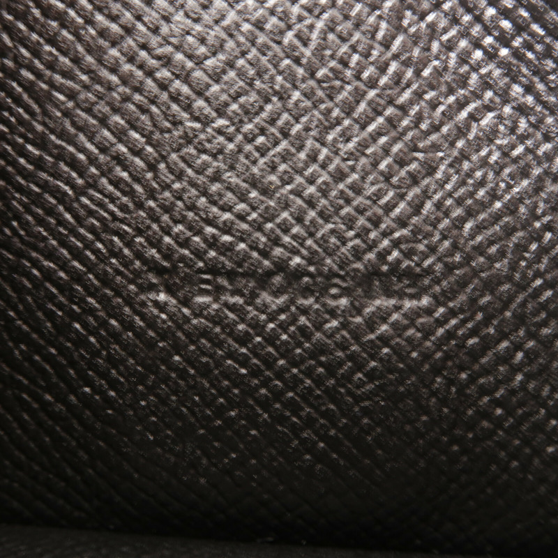 HERMES Epsom皮革Zipper long Wallet長錢包Noir-6