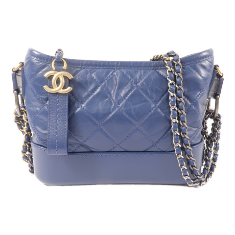 CHANEL 牛皮皮革Gabrielle small鏈帶肩背袋