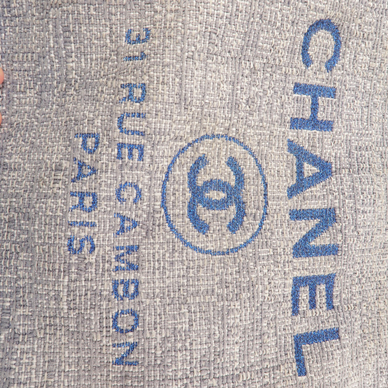 CHANEL 帆布Deauville Tote手挽袋-6