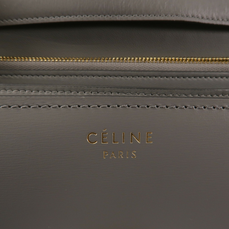 CELINE 牛皮皮革Classic Box Medium肩背袋-6