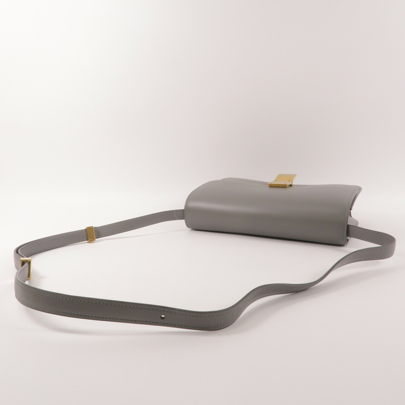 CELINE 牛皮皮革Classic Box Medium肩背袋-8