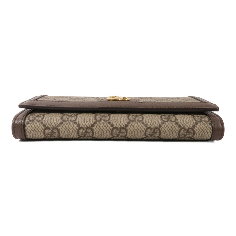 GUCCI 塗層帆布Ophidia Wallet With Chain鏈帶肩背袋-3
