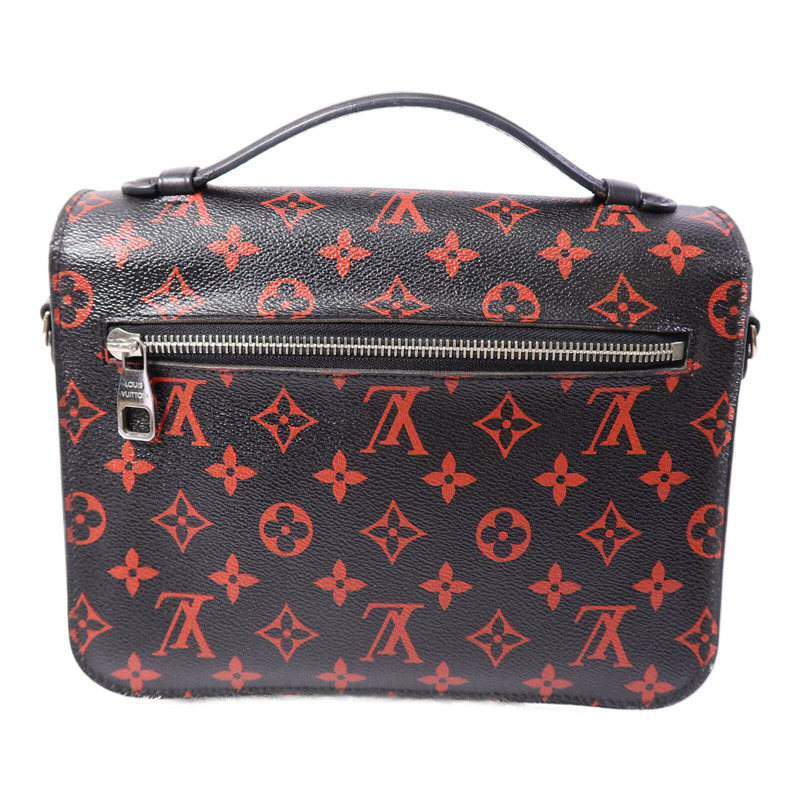 LOUIS VUITTON Monogram Anfleur Rouge Pochette Metis手挽肩背兩用袋-1
