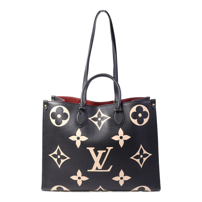 LOUIS VUITTON Monogram Empreinte OnTheGo GM手挽肩背兩用袋-1