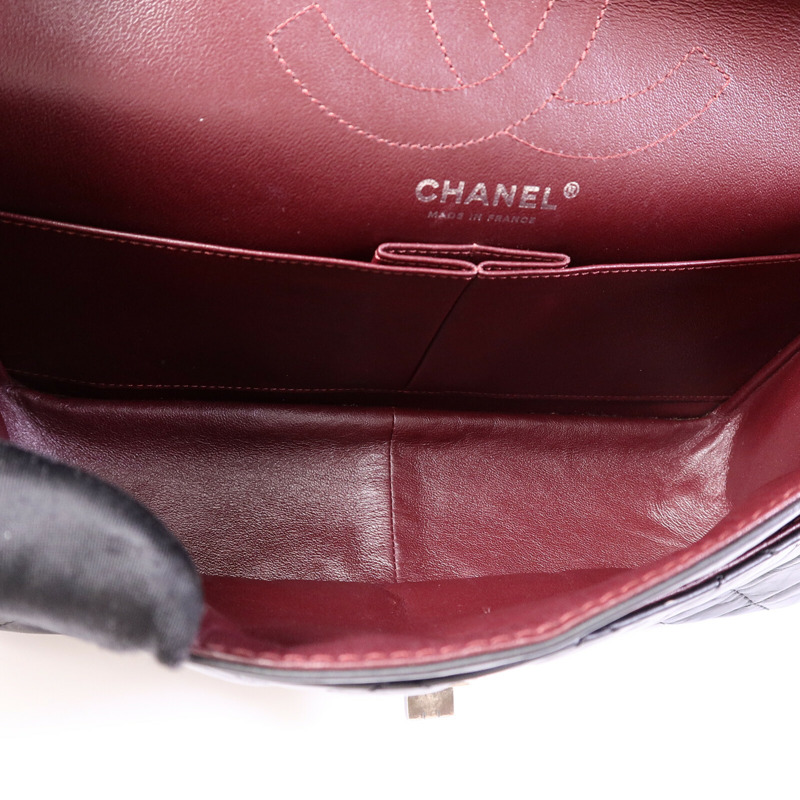 CHANEL 牛皮皮革2.55 Medium鏈帶肩背袋-4