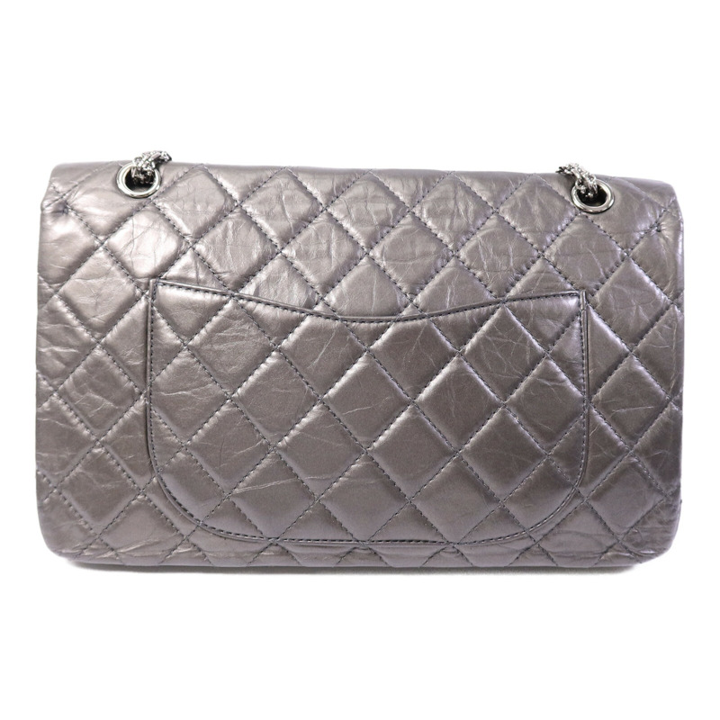 CHANEL 牛皮皮革2.55 Maxi鏈帶肩背袋-1