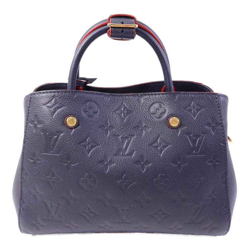LOUIS VUITTON Monogram Empreinte Montaigne BB手挽肩背兩用袋-1