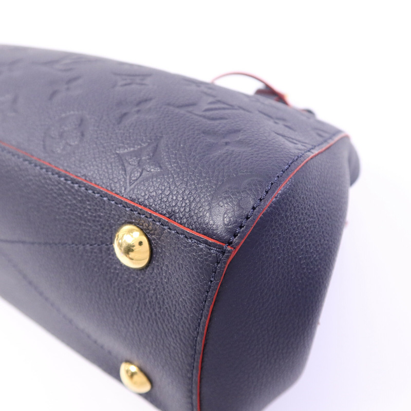LOUIS VUITTON Monogram Empreinte Montaigne BB手挽肩背兩用袋-9