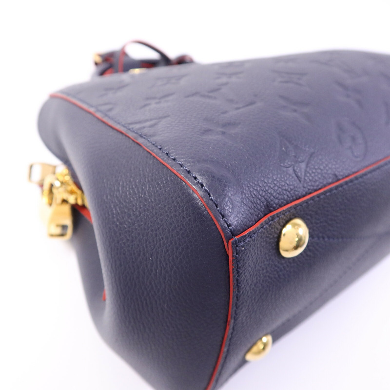 LOUIS VUITTON Monogram Empreinte Montaigne BB手挽肩背兩用袋-10