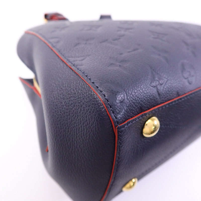 LOUIS VUITTON Monogram Empreinte Montaigne BB手挽肩背兩用袋-12