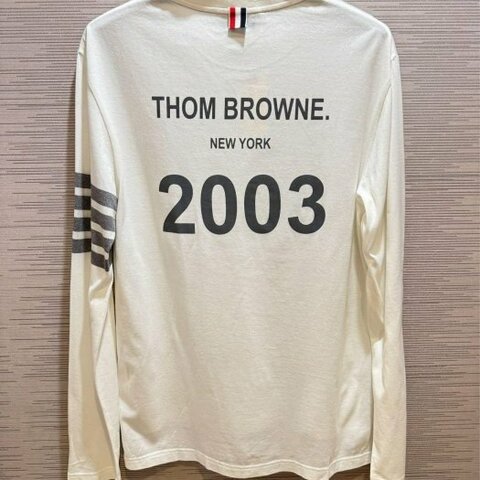 💎Han's house精品服飾💎Thom Browne TB 4槓 長T 2003創始年 限定 義大利製 男女共穿 現貨3/4 原價 15600