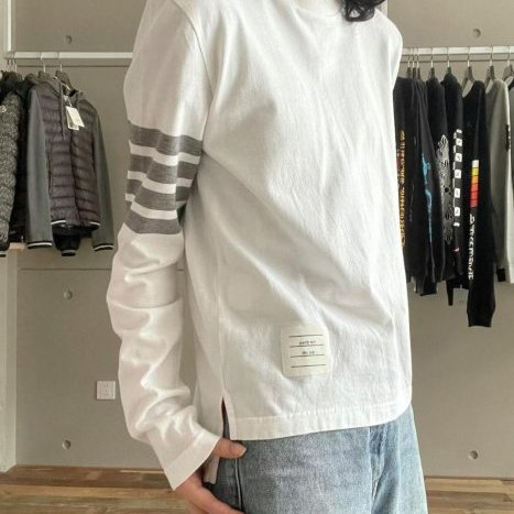 💎Han's house精品服飾💎Thom Browne TB 4槓 長T 2003創始年 限定 義大利製 男女共穿 現貨3/4 原價 15600-6