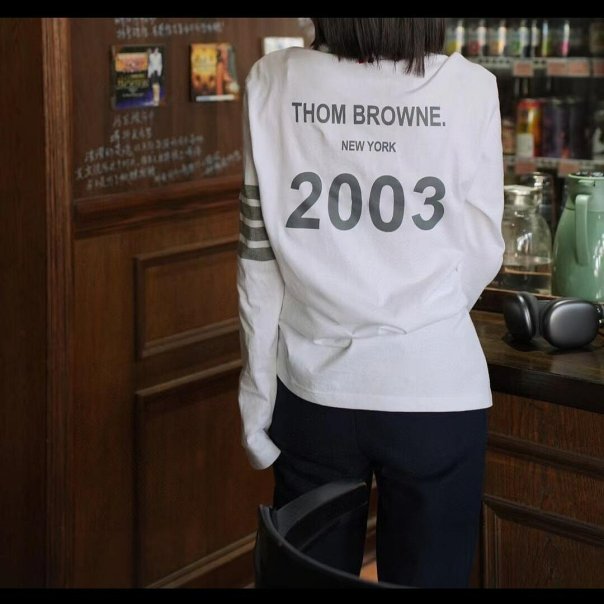 💎Han's house精品服飾💎Thom Browne TB 4槓 長T 2003創始年 限定 義大利製 男女共穿 現貨3/4 原價 15600-8