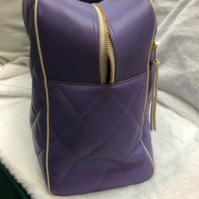 Chanel 紫色凌格旅行袋 IA656-4