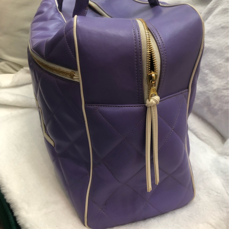 Chanel 紫色凌格旅行袋 IA656-5