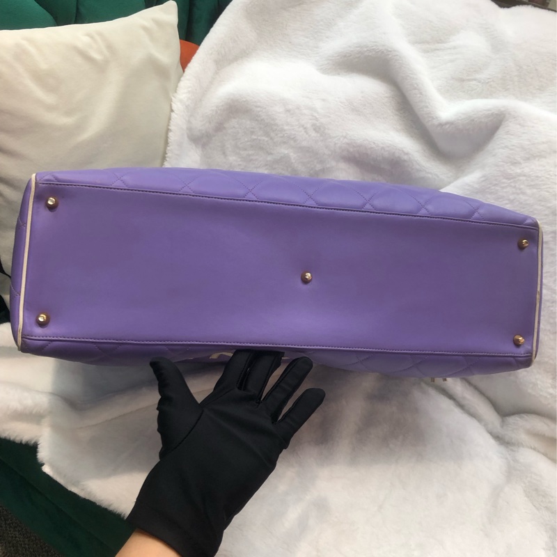 Chanel 紫色凌格旅行袋 IA656-6