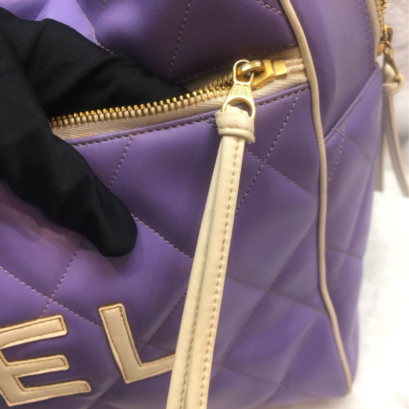 Chanel 紫色凌格旅行袋 IA656-8