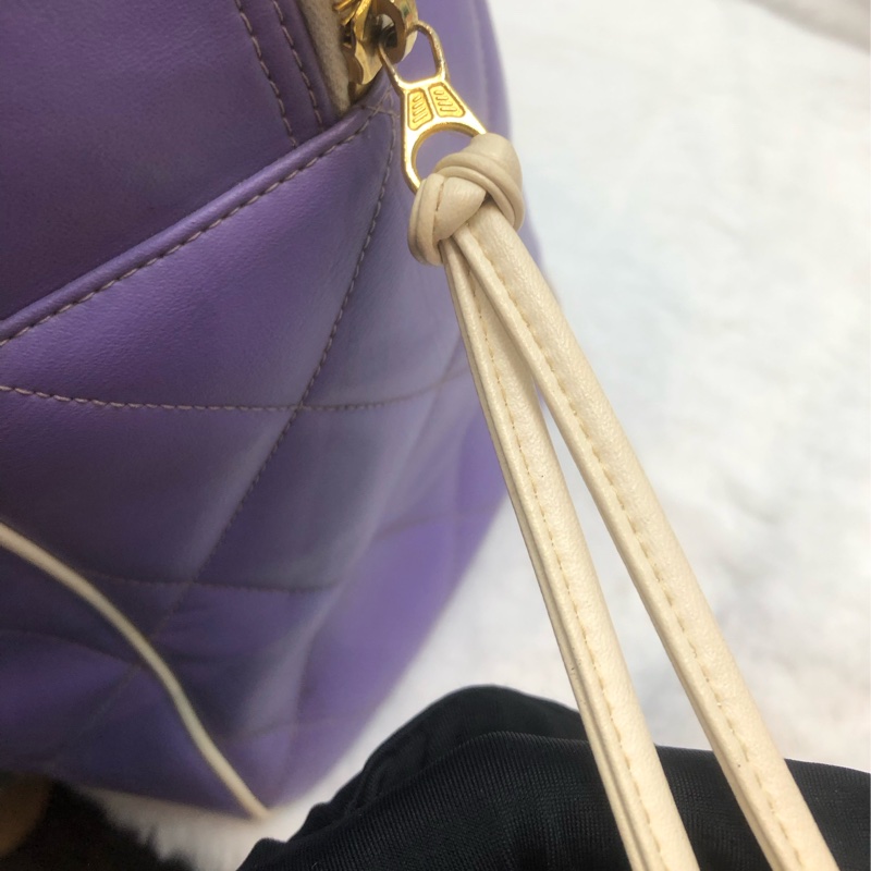 Chanel 紫色凌格旅行袋 IA656-9