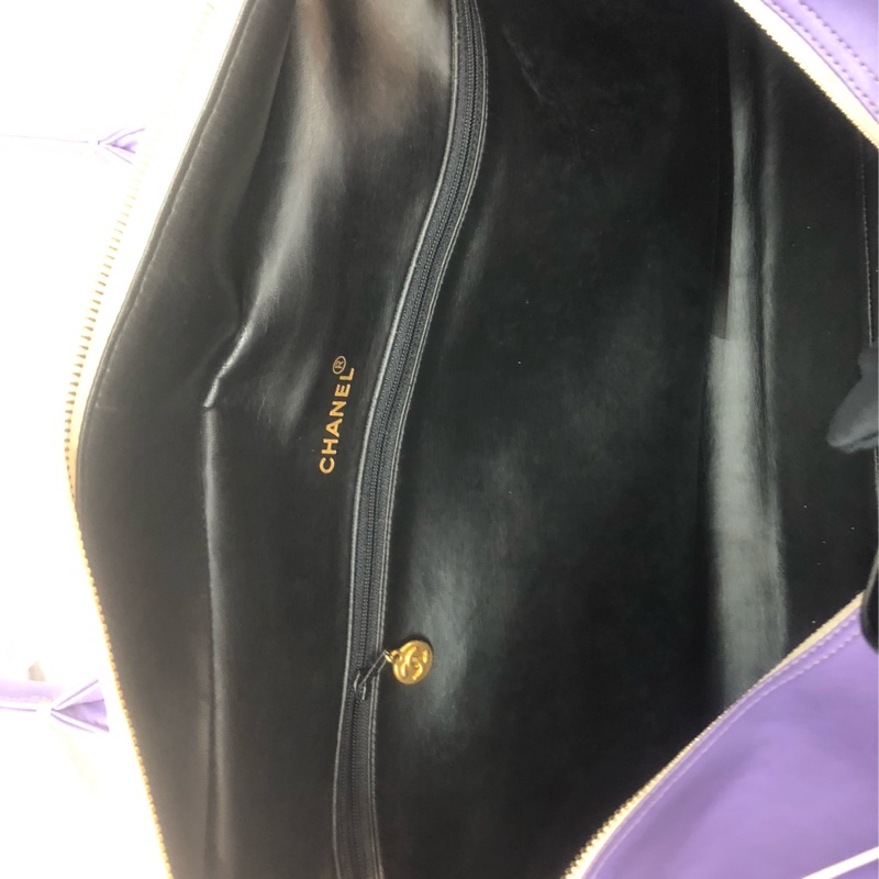 Chanel 紫色凌格旅行袋 IA656-25