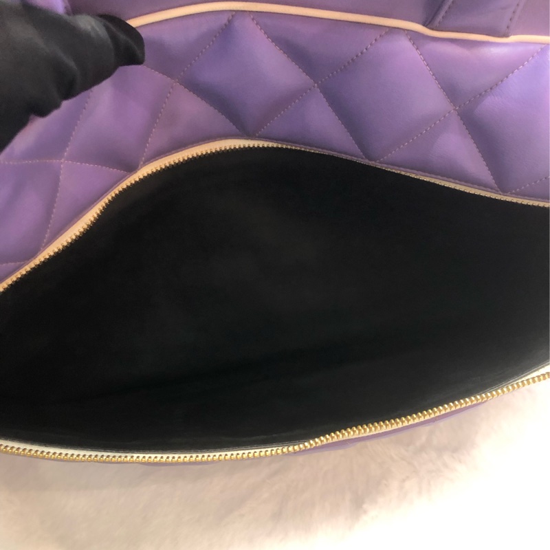 Chanel 紫色凌格旅行袋 IA656-28