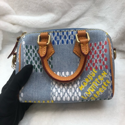 LV Speedy 牛仔 2Way IA500