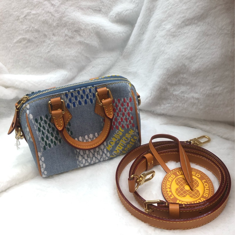 LV Speedy 牛仔 2Way IA500-2