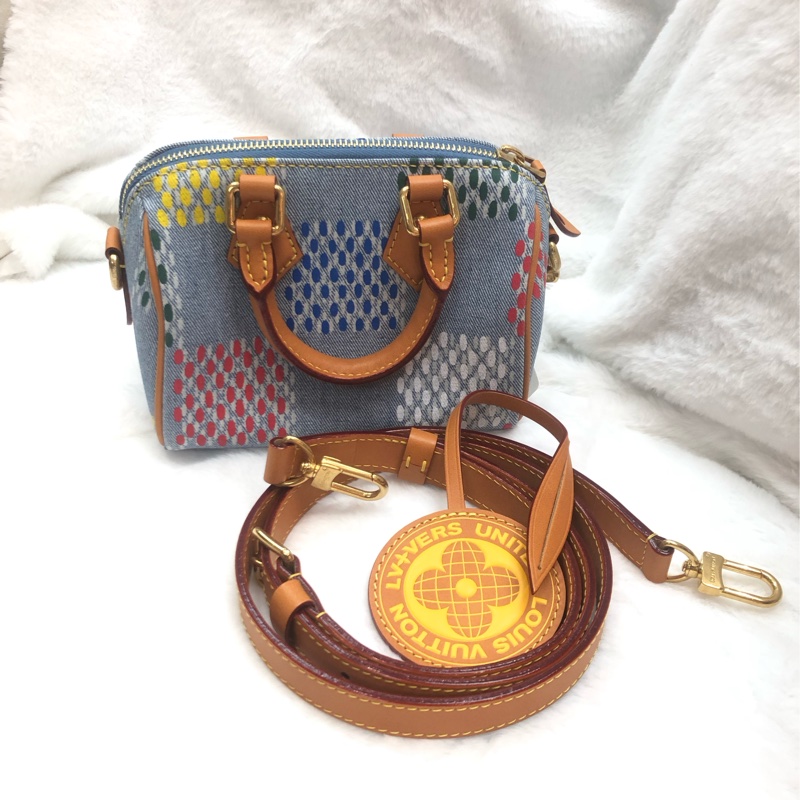LV Speedy 牛仔 2Way IA500-3