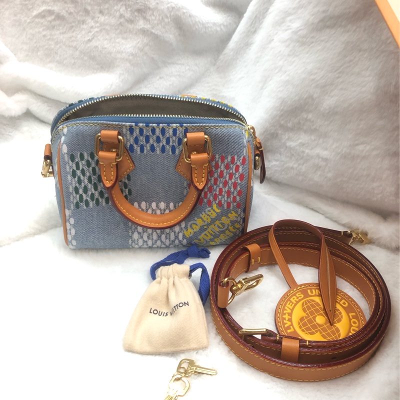 LV Speedy 牛仔 2Way IA500-4
