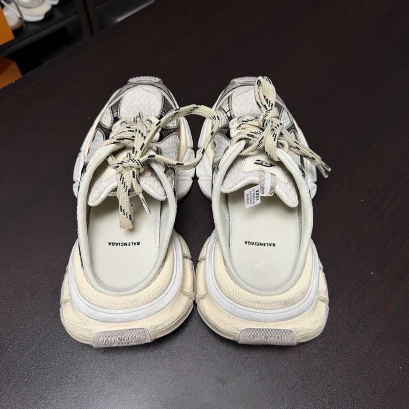 巴黎世家balenciga 3xl 半拖 做舊米色 38碼-2
