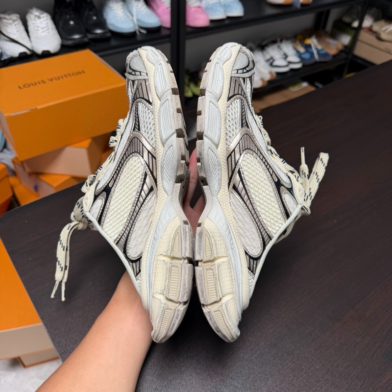 巴黎世家balenciga 3xl 半拖 做舊米色 38碼-4