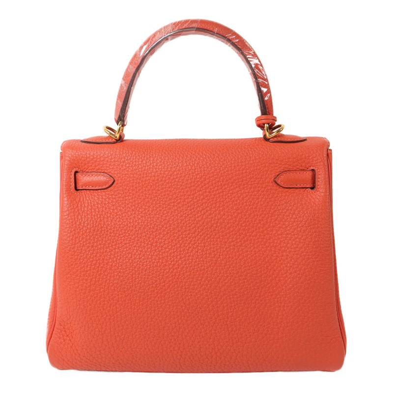HERMES Clemence皮革Kelly 25手挽肩背兩用袋Rose Jaipur-1