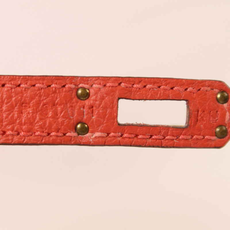 HERMES Clemence皮革Kelly 25手挽肩背兩用袋Rose Jaipur-6