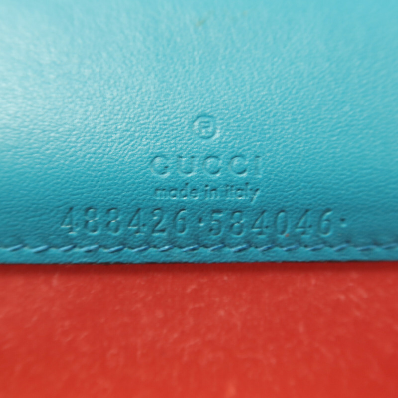 GUCCI 絨布GG Marmont鏈帶肩背袋-5