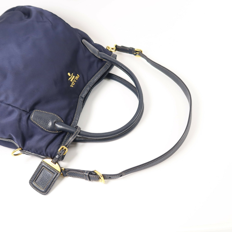 PRADA 尼龍2Way shoulder Bag手挽肩背兩用袋-6