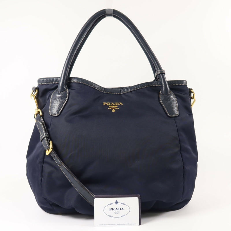 PRADA 尼龍2Way shoulder Bag手挽肩背兩用袋-9