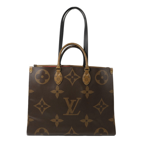 LOUIS VUITTON Monogram Giant/Monogram Reverse On The Go GM手挽肩背兩用袋