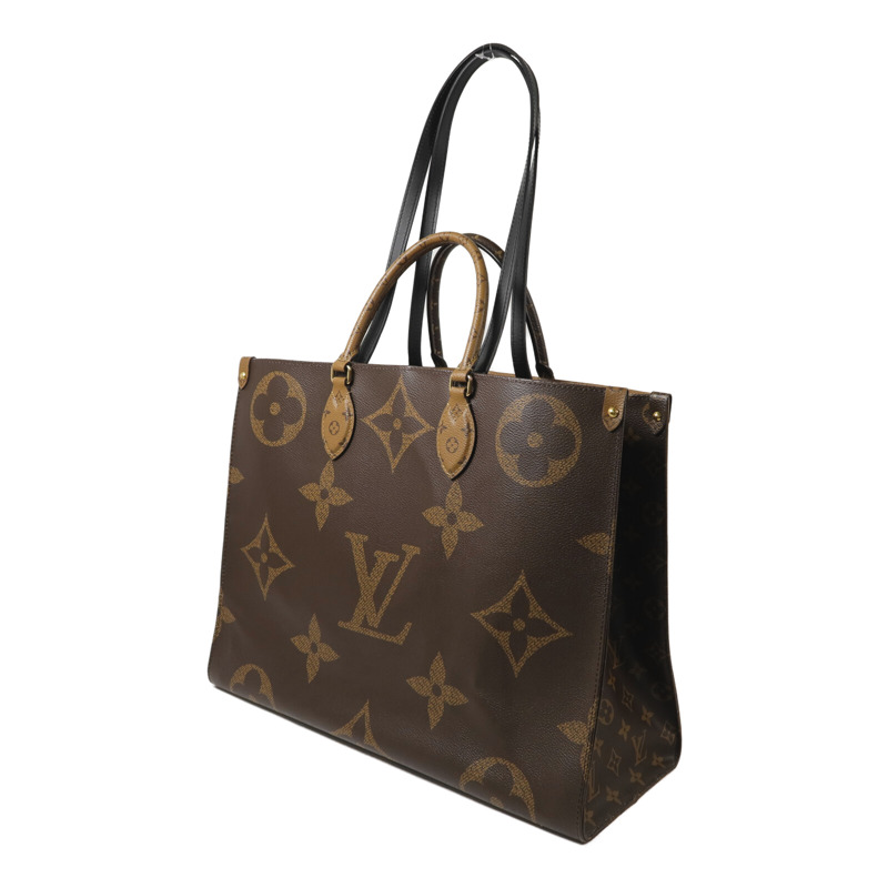 LOUIS VUITTON Monogram Giant/Monogram Reverse On The Go GM手挽肩背兩用袋-2