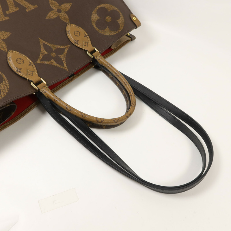 LOUIS VUITTON Monogram Giant/Monogram Reverse On The Go GM手挽肩背兩用袋-7