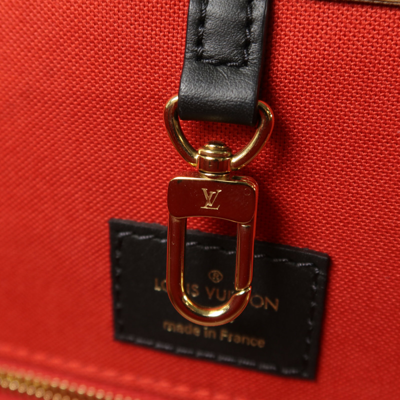 LOUIS VUITTON Monogram Giant/Monogram Reverse On The Go GM手挽肩背兩用袋-8