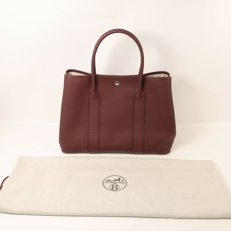 HERMES Negonda皮革Garden Party PM手挽袋Rough H-8