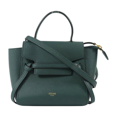 CELINE 牛皮皮革Pico Belt Bag金扣手挽肩背兩用袋