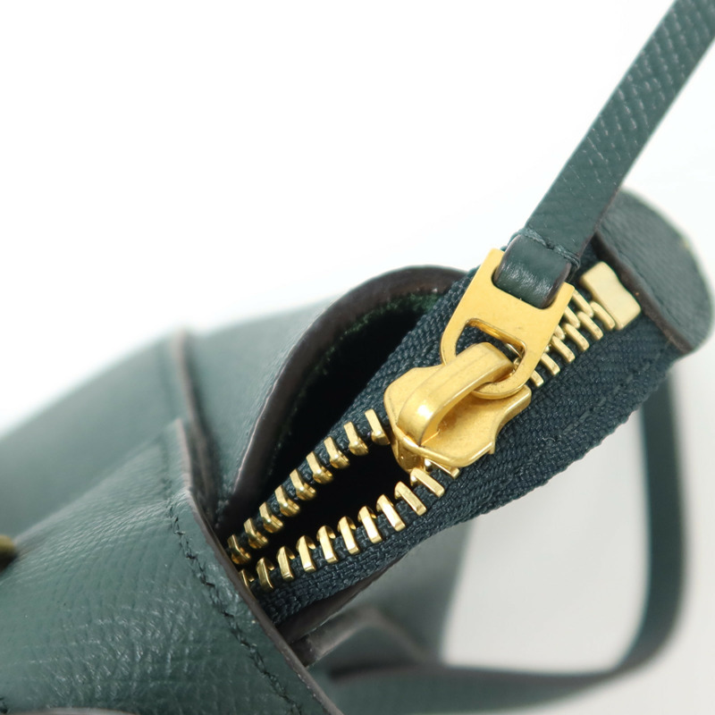CELINE 牛皮皮革Pico Belt Bag金扣手挽肩背兩用袋-8