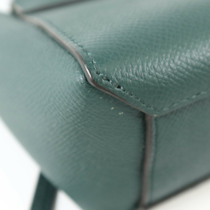 CELINE 牛皮皮革Pico Belt Bag金扣手挽肩背兩用袋-12
